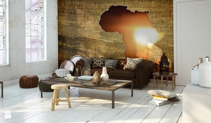 Niekonwencjonalne pomysły na urządzanie salonu 6 afrykański