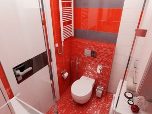 bold red bathroom ideas